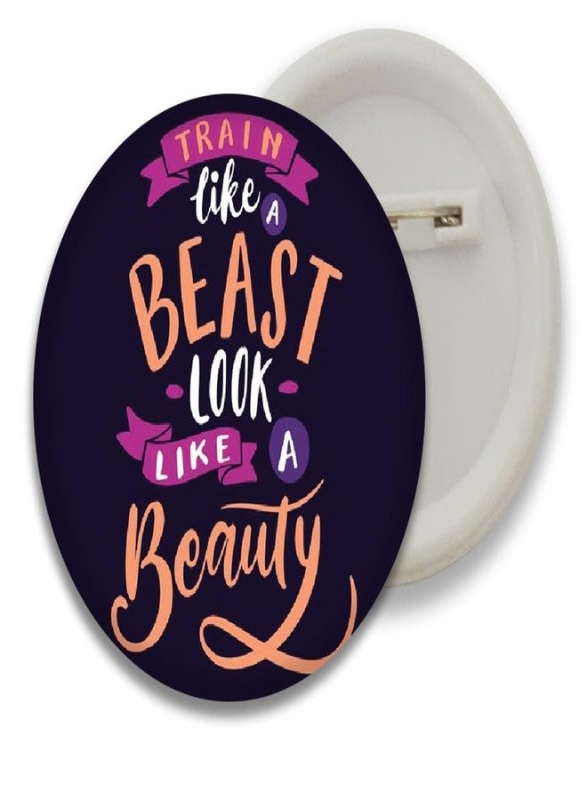 D2C® Plastic Motivational Quotes Round Pin Button Badge - Perfect for Boys, Girls, Men & Women Trendy Batches for Bags, Backpacks Ideal Birthday Gift, Party Favor Size 58mm Multicolor Pack of 5 D11 - Image 4